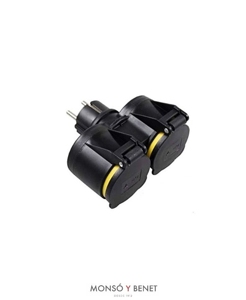 CLAVIJA DOBLE USO EXTERIOR 2007IP44 - 2P+T