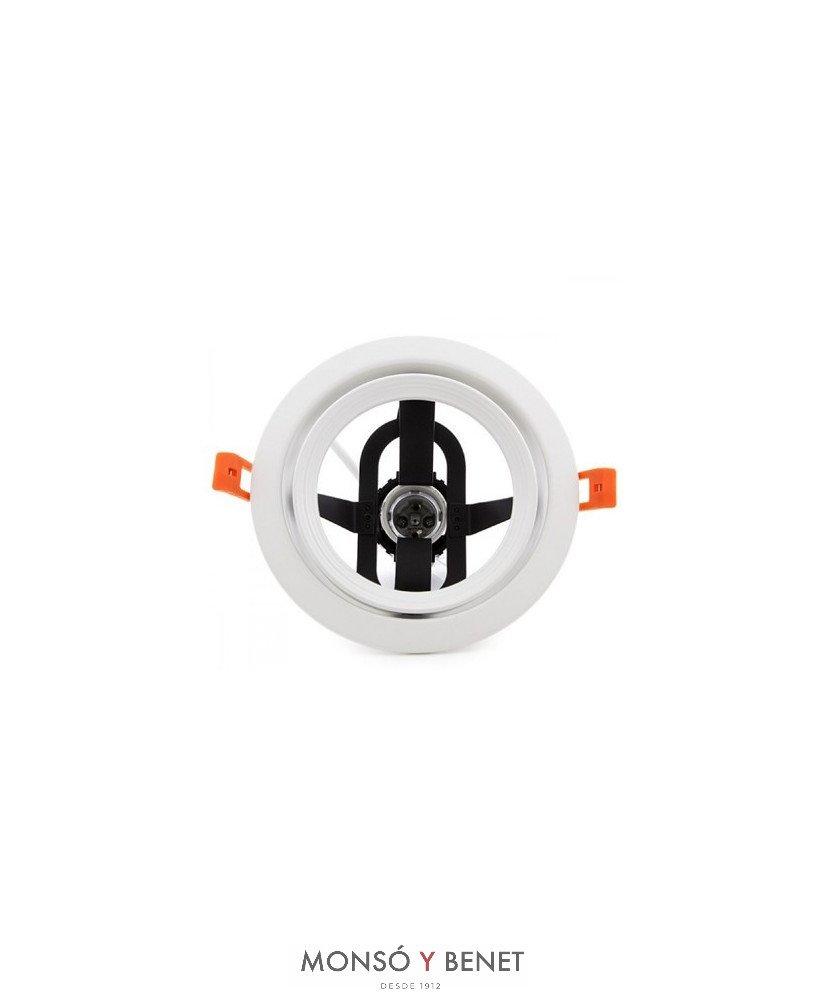 ARO ORIENTABLE E27 PARA PAR30 AOP-30 BLANCO