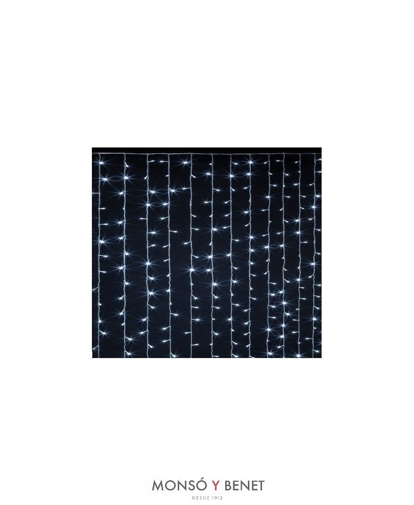 CORTINA 500 LEDS BLANCO FRIO EXTERIOR IP44 D50019