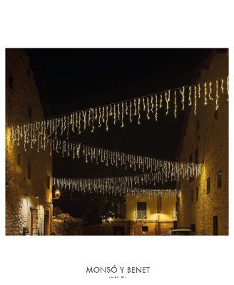 CORTINA CASCADA 576 LEDS BLANCO FRIO IP44 D57009