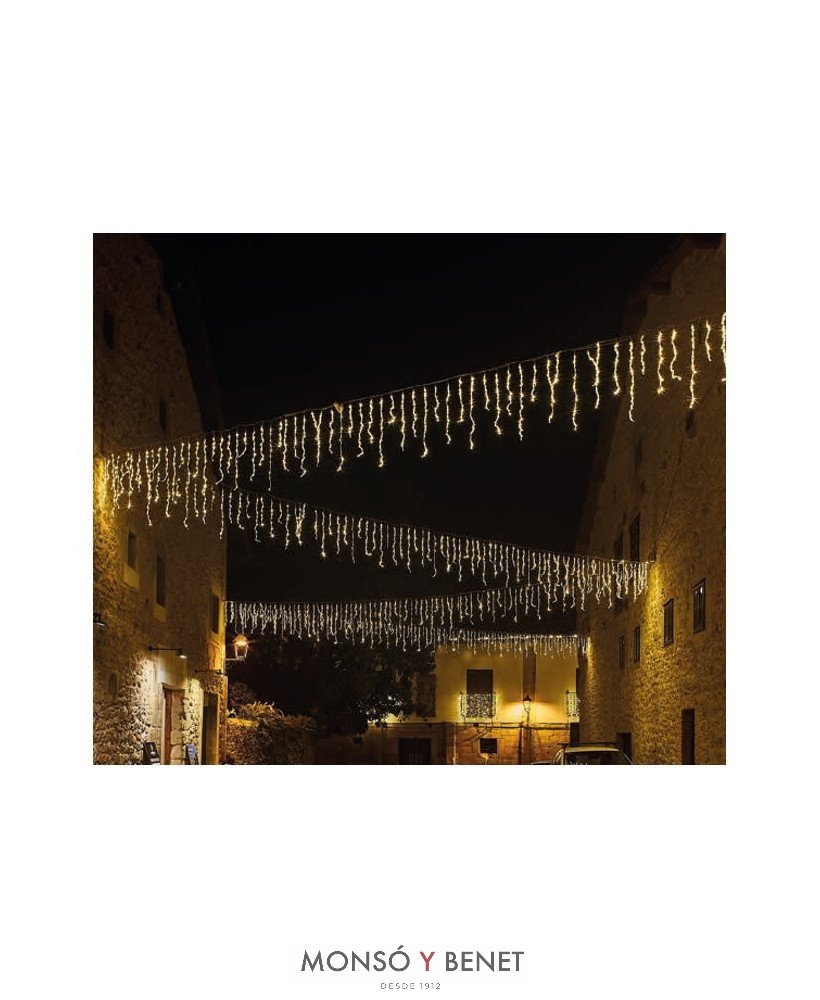 CORTINA CASCADA 576 LEDS BLANCO FRIO IP44 D57009
