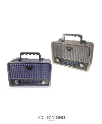 RADIO RETRO SALT LAKE 3 BANDAS+MP3+TF+USB MD-1908-BT