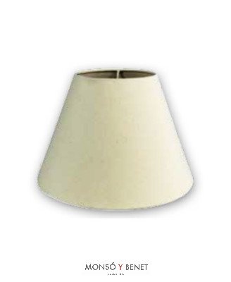 PANTALLA CONICA 25x17x12C. PT-8125-LB LONETA BEIGE