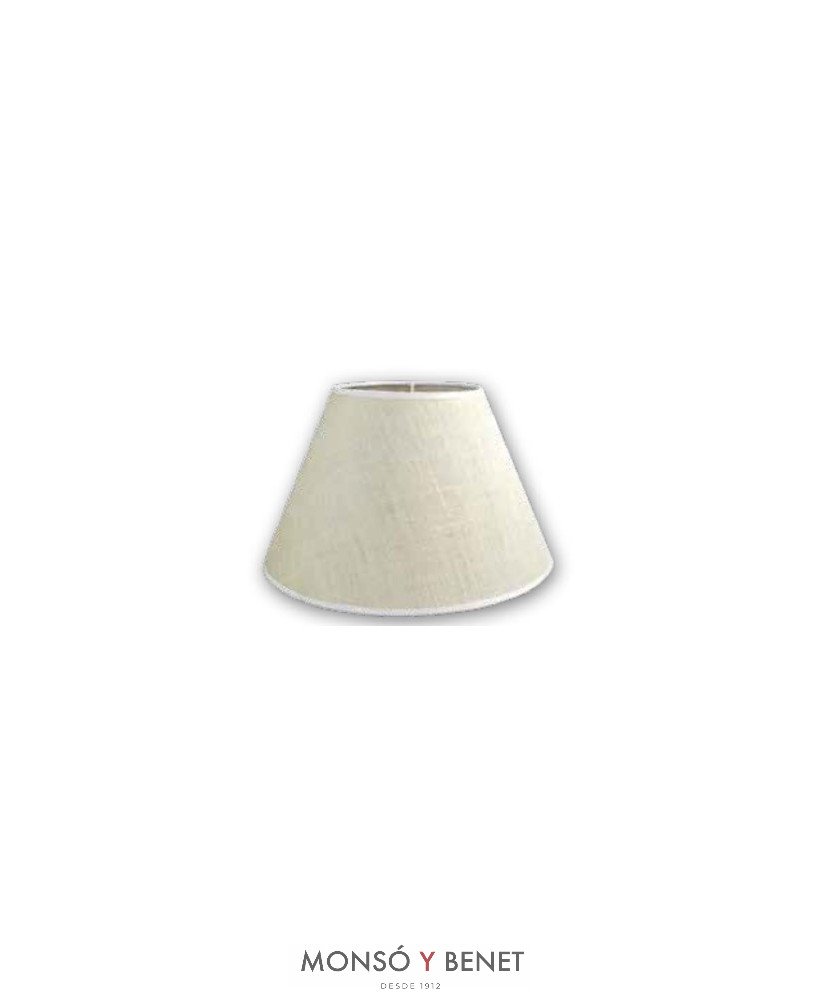 PANTALLA CONICA 25x17x12C. PT-8225-S TELA SACO