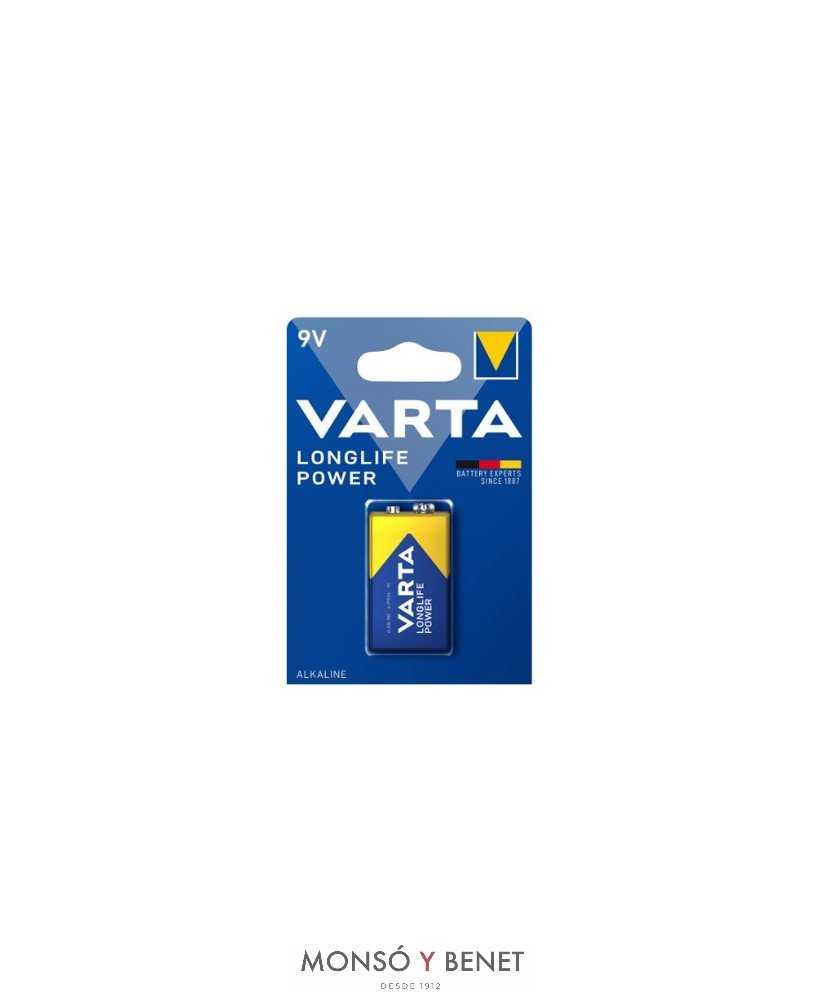 BLISTER 1 PILAS ALKALINAS V4022B VARTA