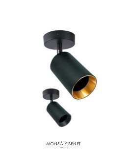 FOCO 1xGU10 FB-398 N NEGRO