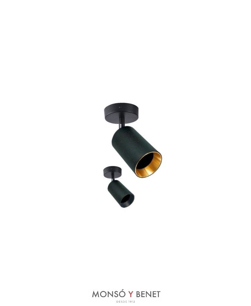 FOCO 1xGU10 FB-398 N NEGRO