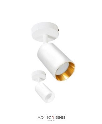 FOCO 1xGU10 FB-398 BLANCO