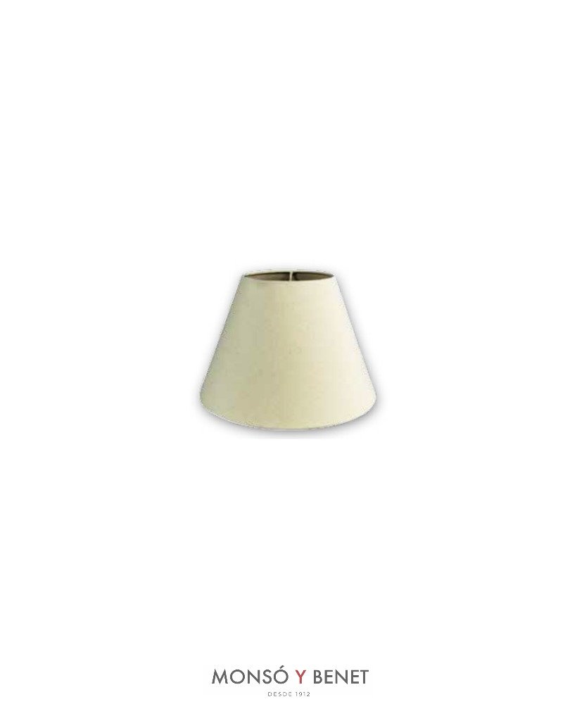 PANTALLA CONICA 30x25x15C. PT-8130-LB LONETA BEIGE