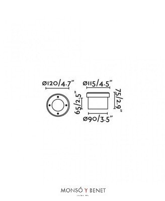 APLIQUE SUELO FLUORESCENTE LIO GX53