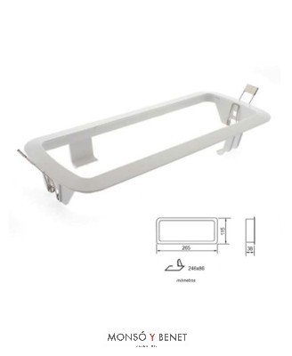 ACCESORIO ENRASAR LN-10-DT PARA SERIE EMERGENCIAS LN LED