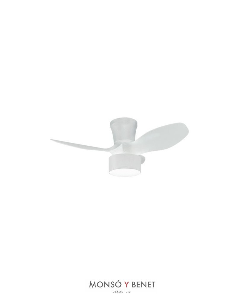 VENTILADOR TECHO CON LUZ FLYMAXB BLANCO CCT