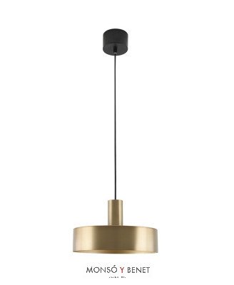 LAMPARA TECHO COLGANTE SERANTE DORADO