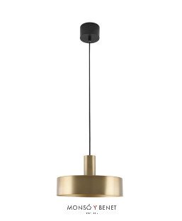 LAMPARA TECHO COLGANTE SERANTE DORADO