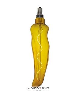 BOMBILLA LED PEPERONE XL DIMABLE 05PPNA E27 AMARILLO