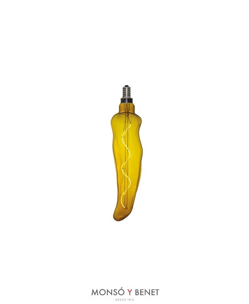 BOMBILLA LED PEPERONE XL DIMABLE 05PPNA E27 AMARILLO
