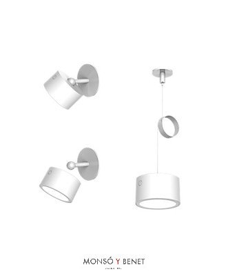 FOCO RECARGABLE USB ORIENTABLE ROLL-8 B C 3000K
