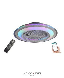 VENTILADOR TECHO C/LUZ VP-3452 B BLANCO