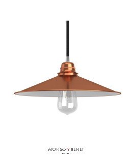 PANTALLA METALICA 6006/30 COBRE