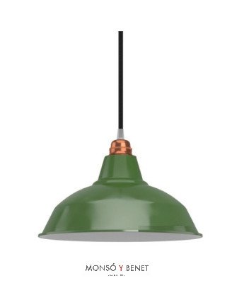 PANTALLA METAL BISTROT-30 V VERDE