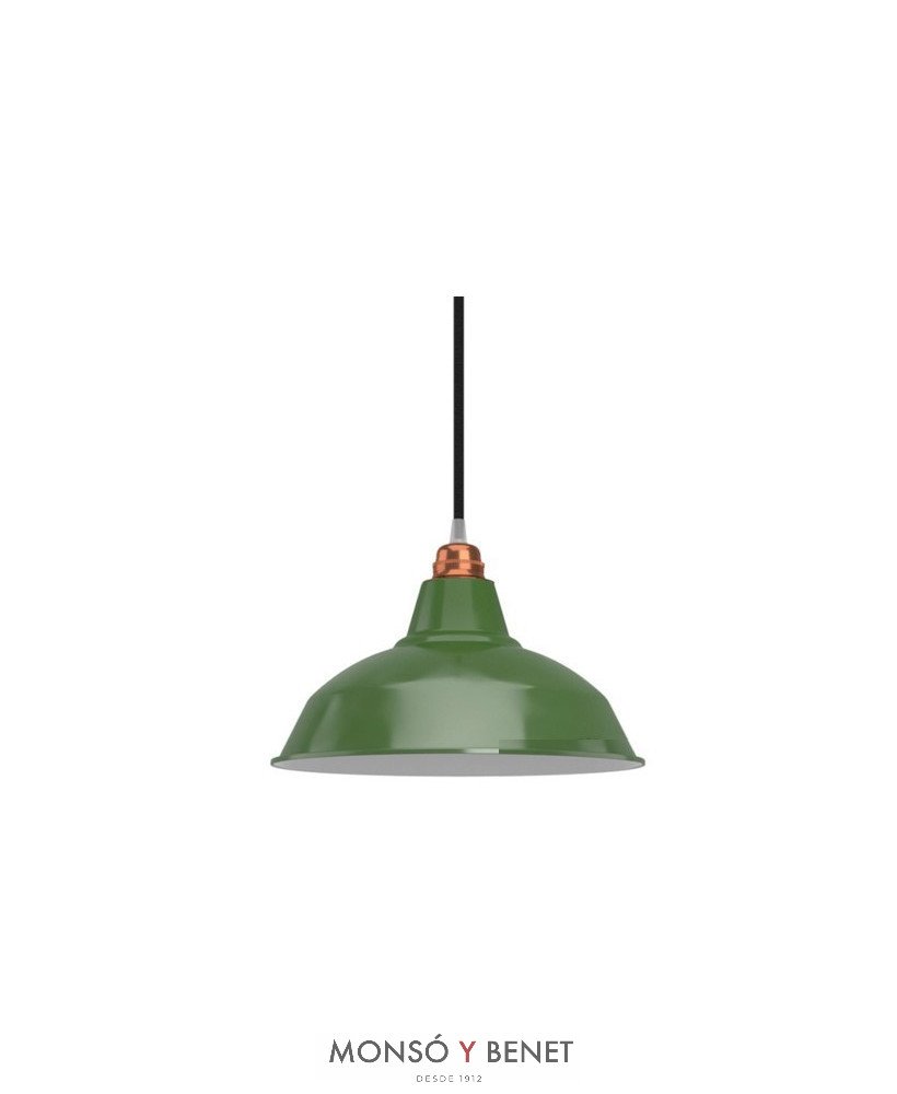 PANTALLA METAL BISTROT-30 V VERDE
