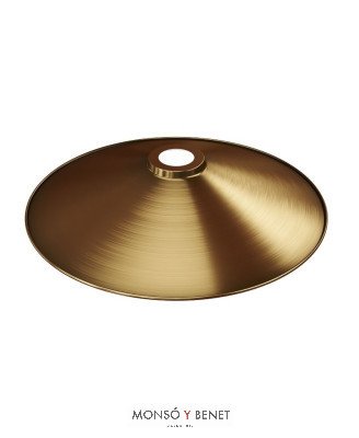 PANTALLA METALICA 6006/30 BRONCE PULIDO