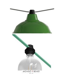 PORTALAMPARAS GUIRNALDA IP44 NO. 62032-A DOBLE ARANDELA NG