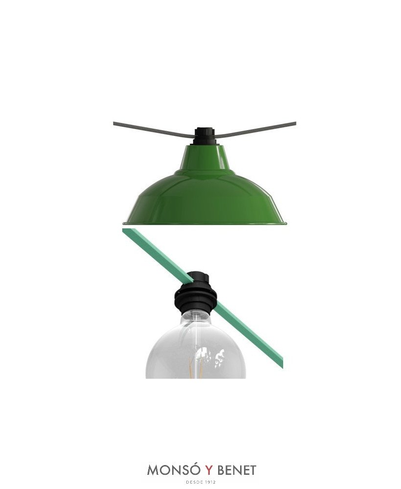 PORTALAMPARAS GUIRNALDA IP44 NO. 62032-A DOBLE ARANDELA NG