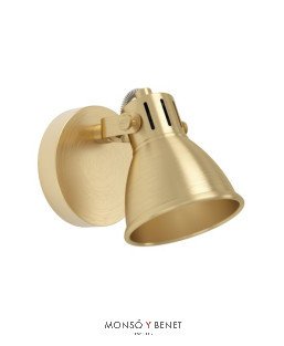 FOCO VINTAGE 1xGU10 AP-9169 D DORADO SATINADO
