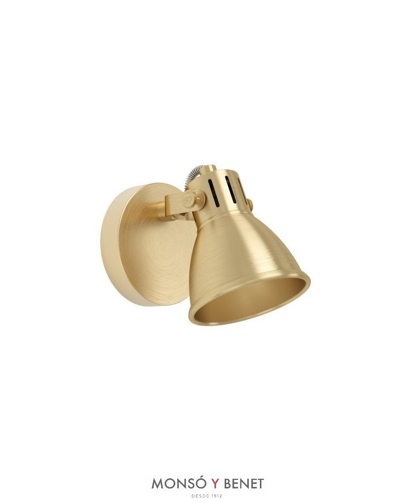 FOCO VINTAGE 1xGU10 AP-9169 D DORADO SATINADO