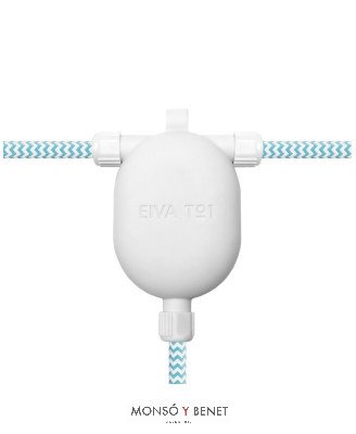 DERIVADOR CABLE EN T IP65 23019B BLANCO
