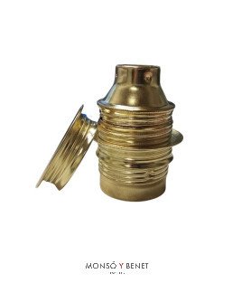 PORTALAMPARAS ARANDELA No. 1171-E DORADO