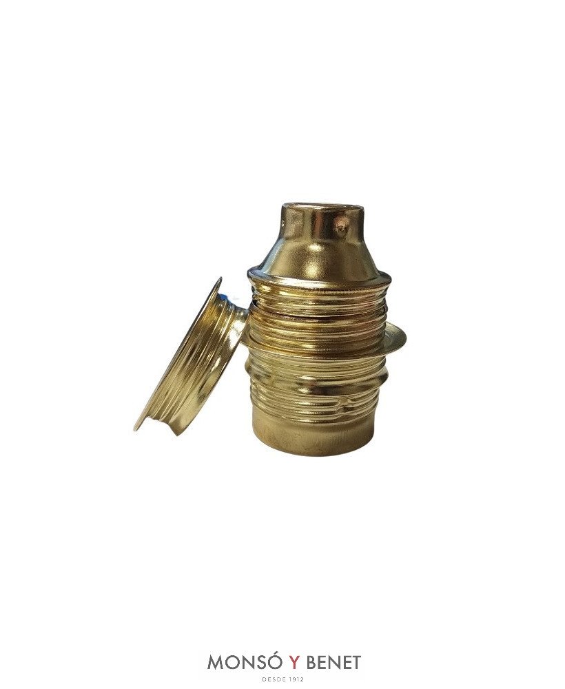 PORTALAMPARAS ARANDELA No. 1171-E DORADO