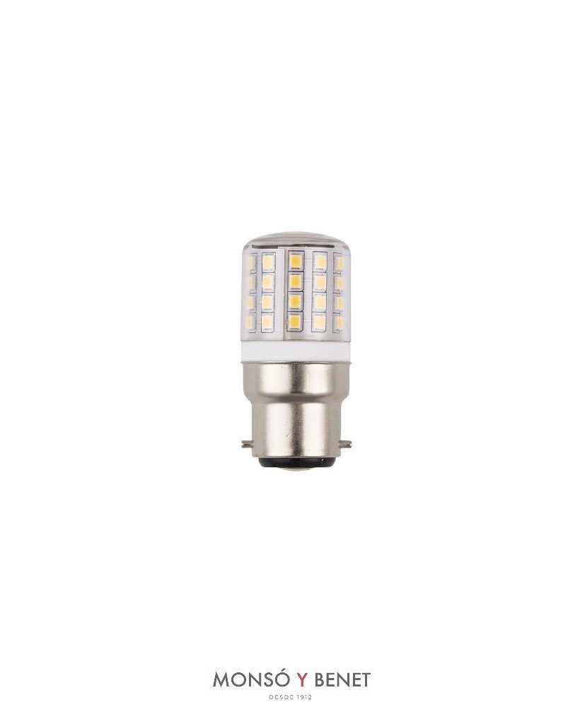 BOMBILLA TUBULAR LED T27x58 230V - 3W 03TCB3 Ba22d 3000K