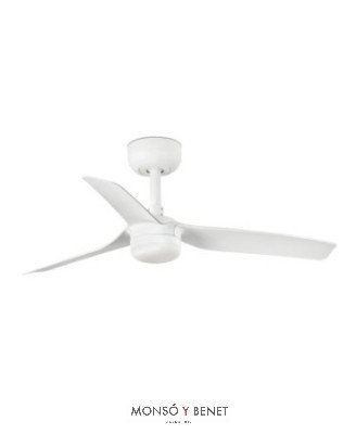 MINI PUNT S Ø900mm BLANCO 3 PALAS BLANCAS 10W CCT