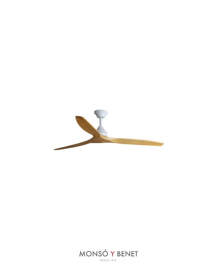 ALO DC Ø1520MM BLANCO 3 PALAS MADERA