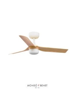 MINI PUNT S Ø900mm BLANCO 3 P MADERA CLARA 10W CCT