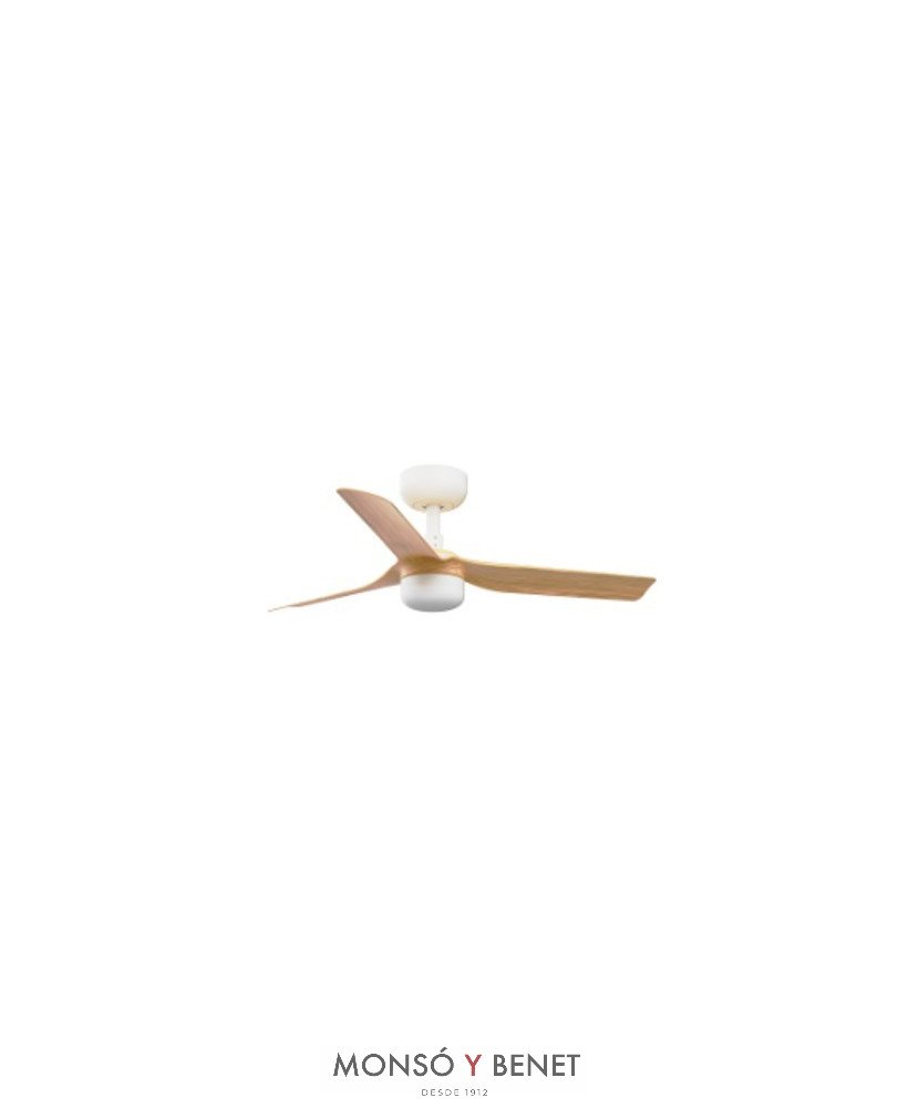 MINI PUNT S Ø900mm BLANCO 3 P MADERA CLARA 10W CCT