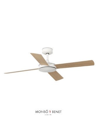 MALLORCA DC Ø1320MM BLANCO 4 PALAS BLANCO/ARCE