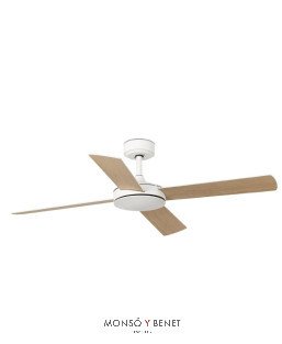 MALLORCA DC Ø1320MM BLANCO 4 PALAS BLANCO/ARCE