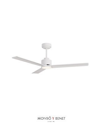 2183343 - Ventilador de techo blanco Ø127 cm con luz LED