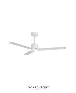 2183343 - Ventilador de techo blanco Ø127 cm con luz LED