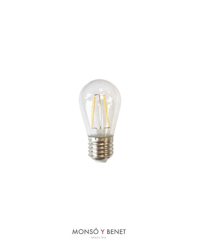 BOMBILLA LED ANTI ROTURA ESFERICA TRANS. 02EON22 2200K E27