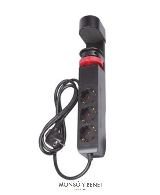 BASE 3 TOMAS TT + CABLE + 2 USB 2.4A.+ 1 USB C BM-675 N