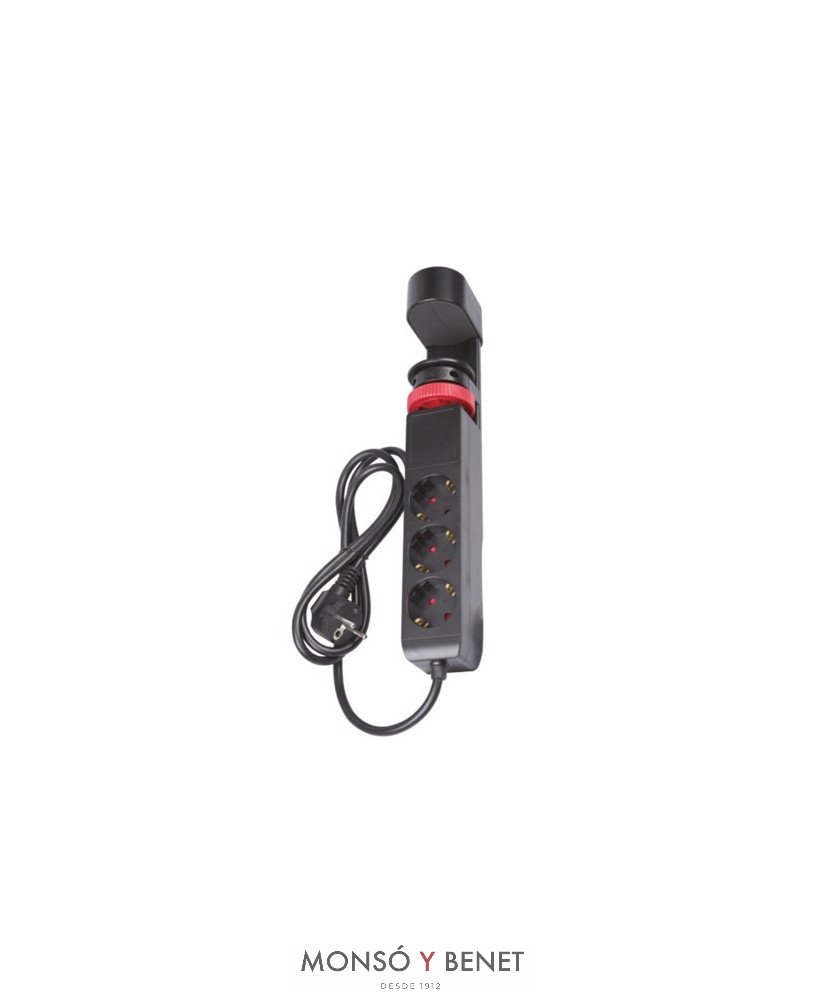 BASE 3 TOMAS TT + CABLE + 2 USB 2.4A.+ 1 USB C BM-675 N