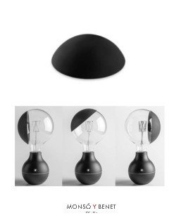 SOMBRERO TAPA BRILLOS EN BOMBILLAS GLOBO 125mm PAPALINA N