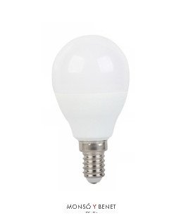 BOMBILLA LED ESFERICA OPAL 6EKMCCT E14 CCT 3000K A 6500K