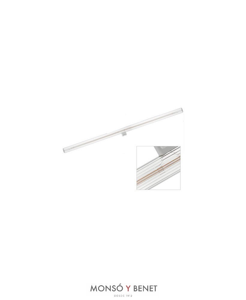 BOMBILLA HILO LED LINESTRA 1C.S14D 9W TR RAYA 2700K DIM 100C