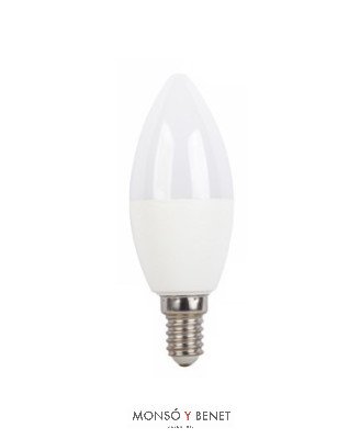 BOMBILLA LED VELA OPAL 6VKMCCT E14 CCT 3000K A 6500K