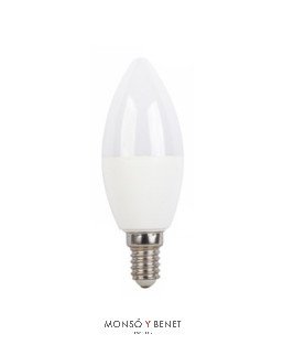 BOMBILLA LED VELA OPAL 6VKMCCT E14 CCT 3000K A 6500K